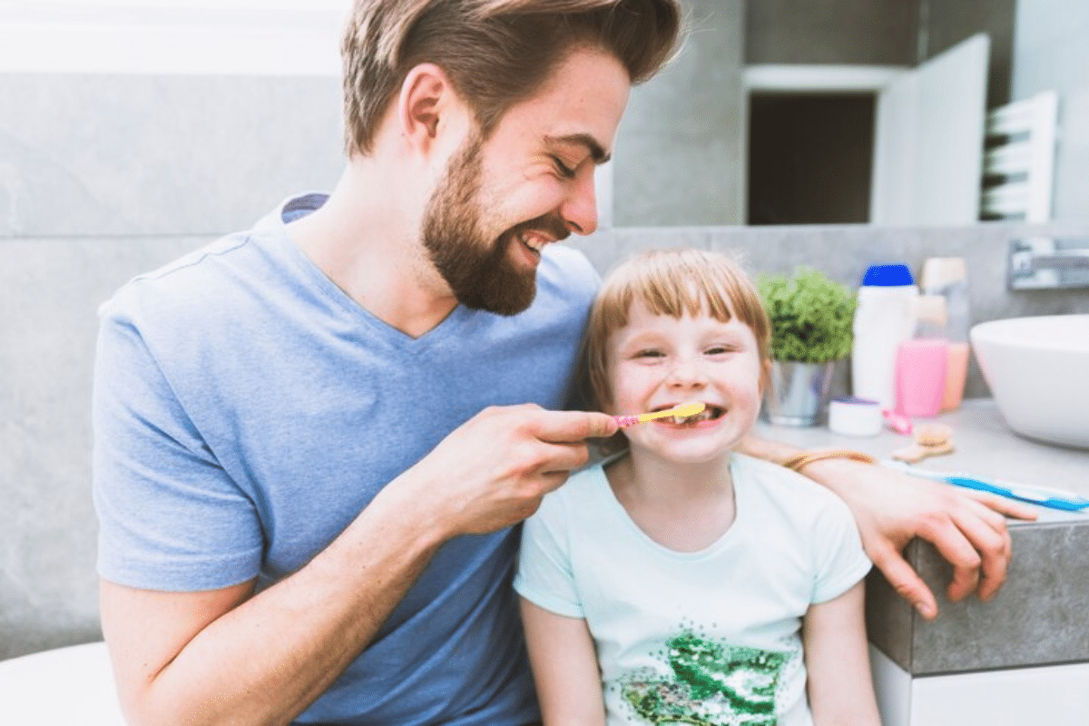 brushing technique for children